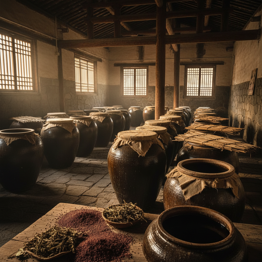 Traditional vinegar fermentation in Shanxi, China