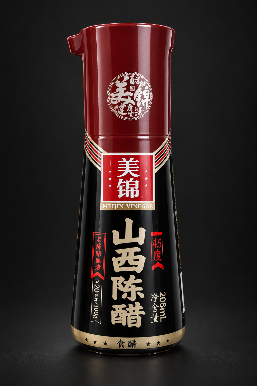 Meijin Shanxi Mature Vinegar 208mL bottle