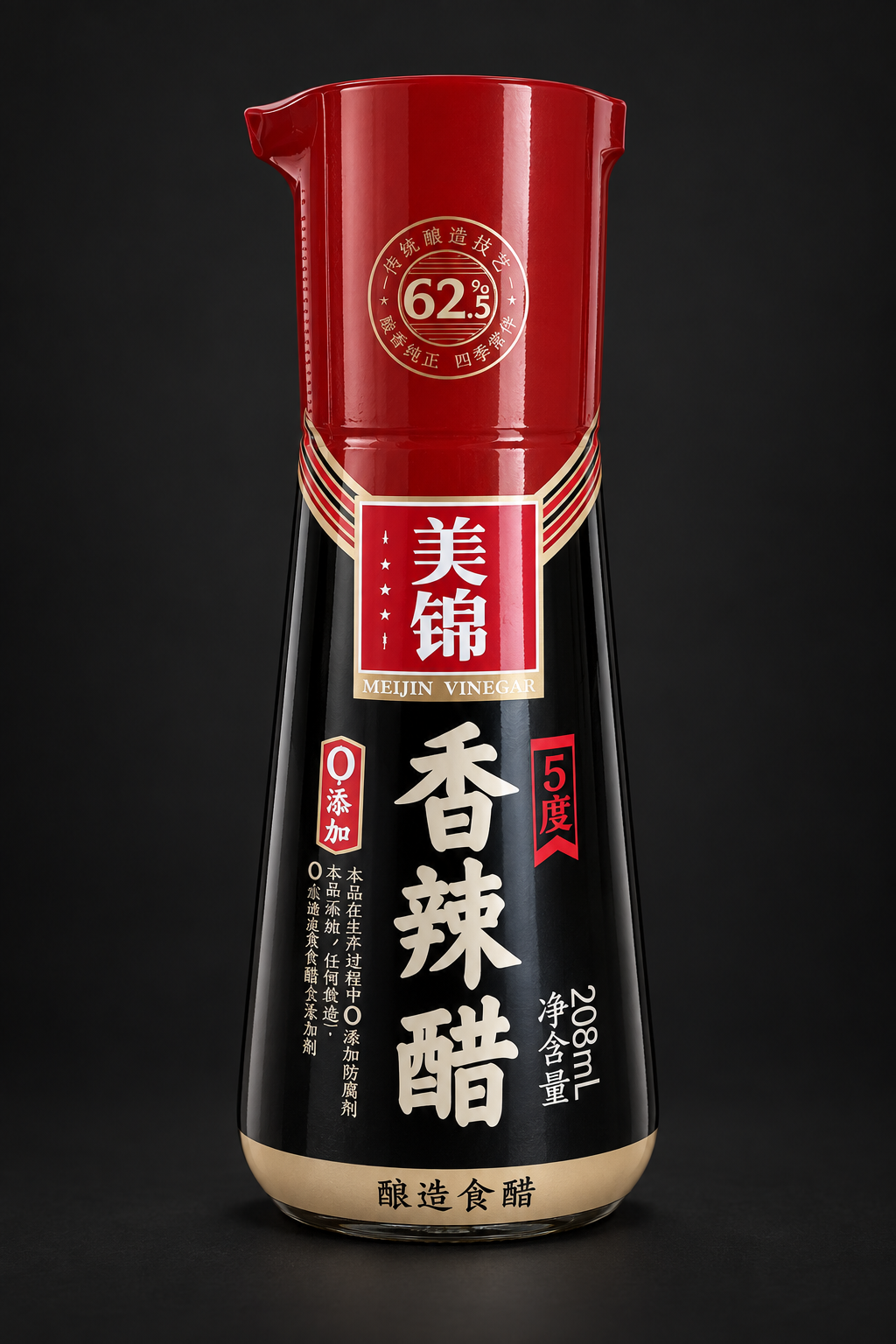 Meijin Spicy Vinegar 208mL bottle